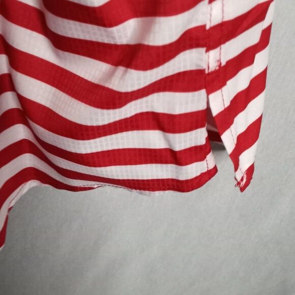 Ocean Coast Shirt Men's 3XL Patriotic Red White & Blue Button Down Short Sleeve - Picture 7 of 9